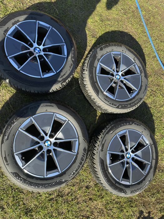 Jante BMW, R16 echipate cu cauciucuri de Iarna+senzoeri de presiune