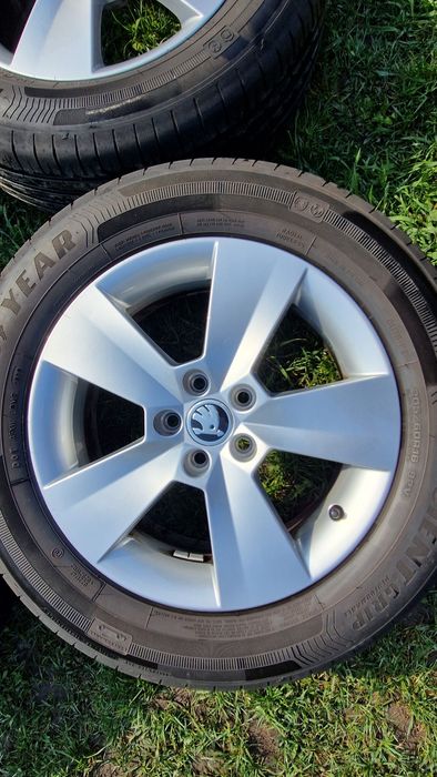 Roți  Skoda Kamiq, jante originale R16,  Vw T-Cross  Vw Taigo   Seat Arona,  cauciucuri anvelope  vară  205 60 16  7mm