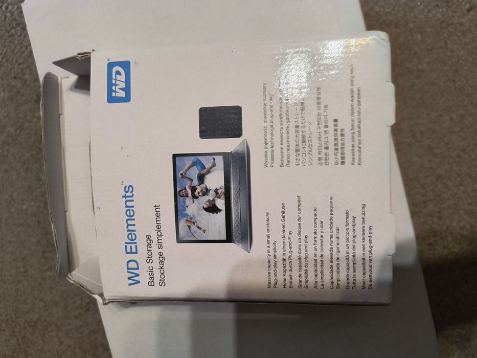 Hard disk extern WD Elements capacitate 1 TB