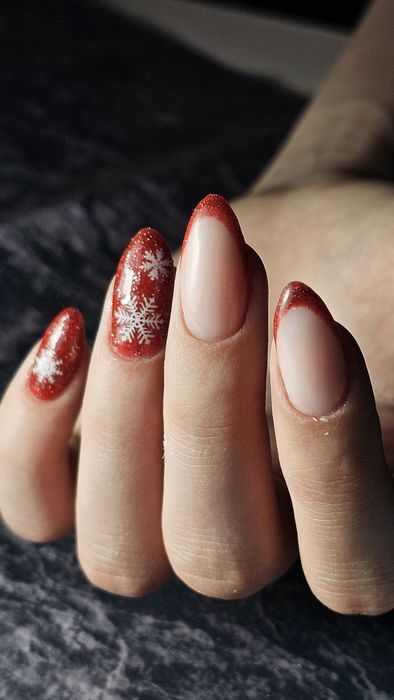 Маникюр гель лак Наращивание