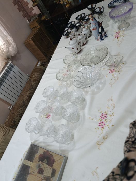 Chinni idishlar хрустальный посуды