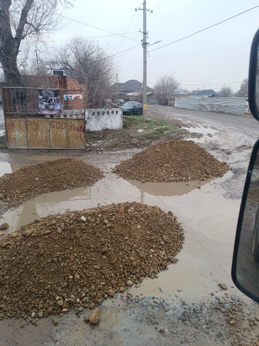 Подсыпка шағал тас грави