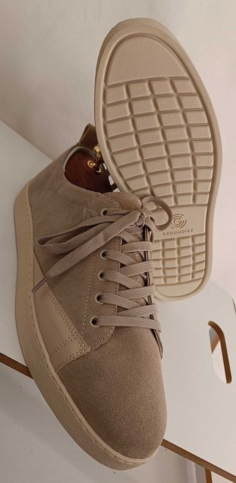 Pantofi sport casual 42 42.5 premium Groundies NOI piele naturala moal