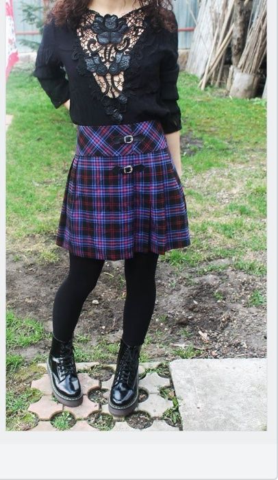 Fusta Punk Rock model tartan marca PAPAYA