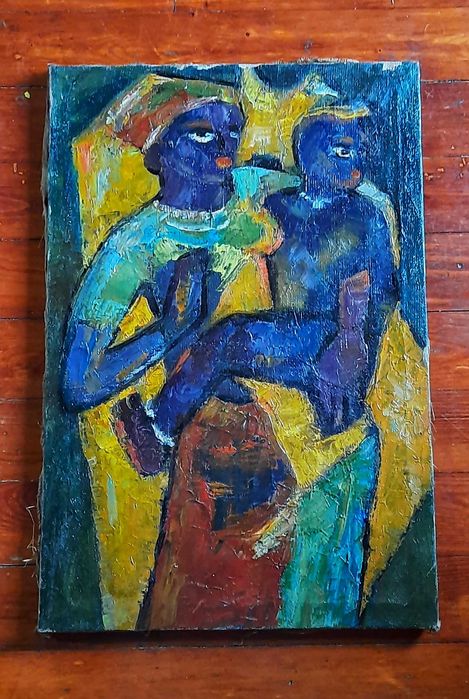 Янаки Манасиев стара маслена картина 1932-1978