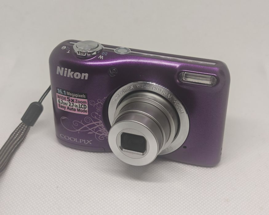 Nikon Coolpix L27 Mov – Compactă CCD, alimentare cu baterii AA