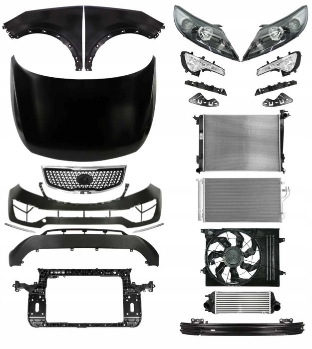 Бампер,капот,крылья,решетки,фары на Киа Спортейдж 10-15