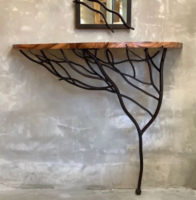 Рафтове Помощни маси антре коридор масивно дърво