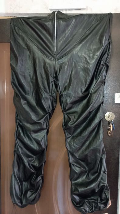 pantaloni de piele 3XL