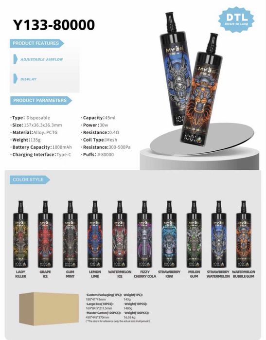 Vape Myde 80.000puffs