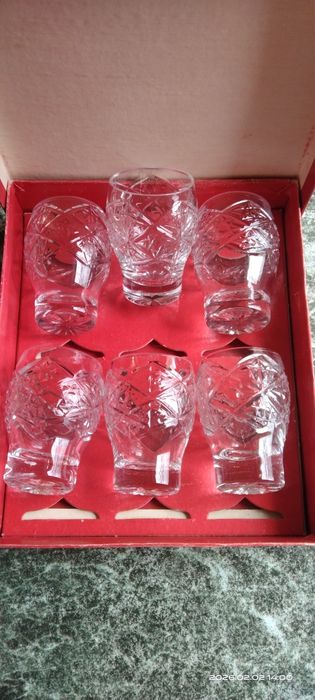 Стаканчики хрустальные