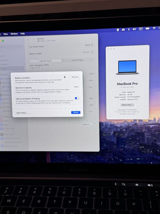 macbook m1 pro 2020 13,3 inch