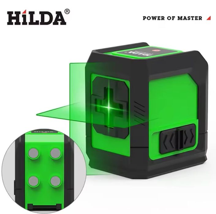 Nivela laser două linii 350° 25m