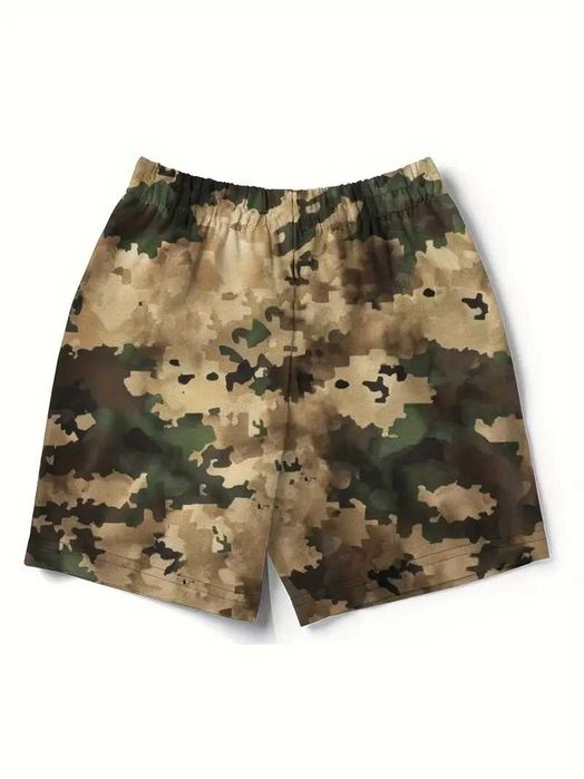 Pantaloni scurti camuflaj pentru plaja