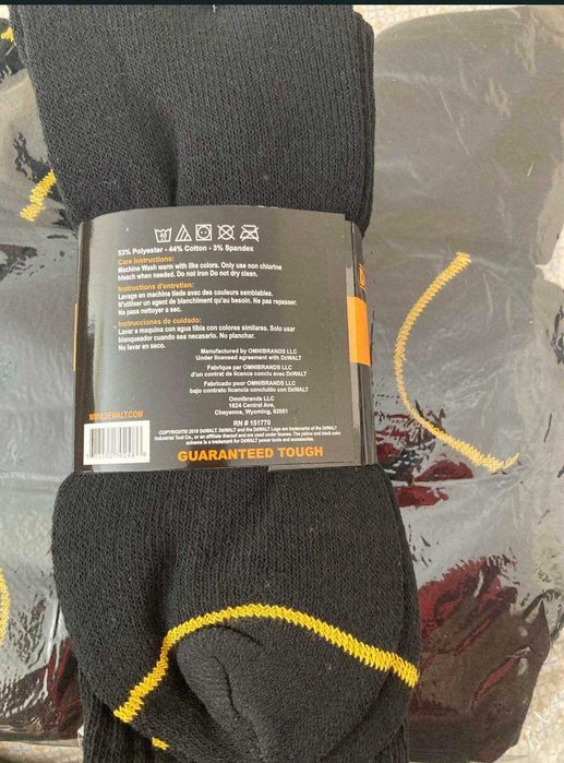 Работни чорапи DeWalt номер 39-46