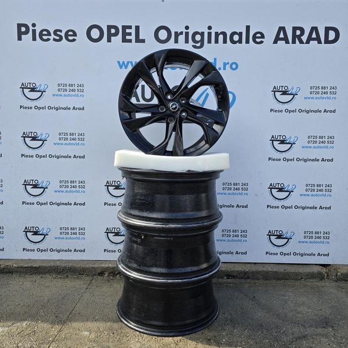 Jante aliaj 5X105 R17 negru lucios Opel Astra K facelift 2019 2021