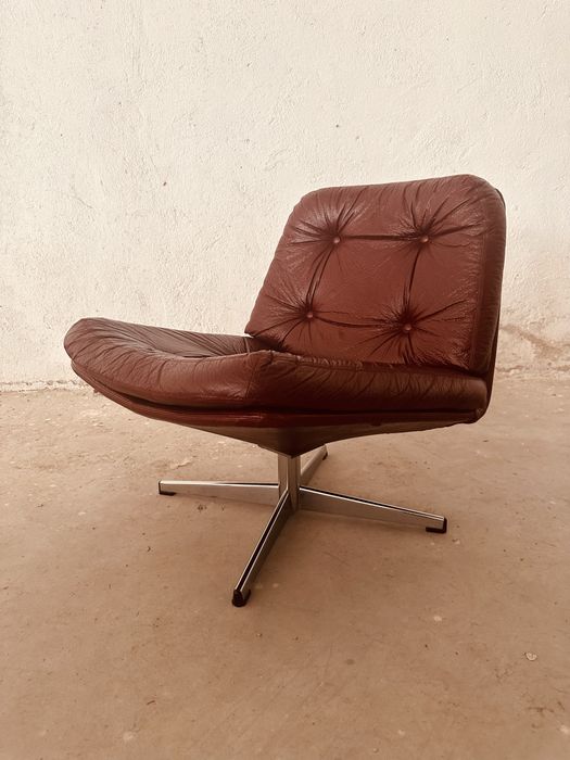 Винтидж скандинавско lounge кресло – Mid Century Modern, 70-те