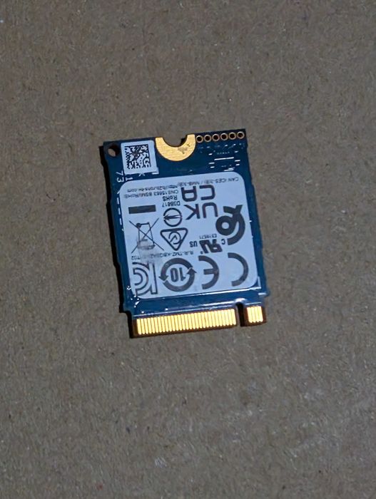 SSD 512gb Kioxia, PCI-E 4.0