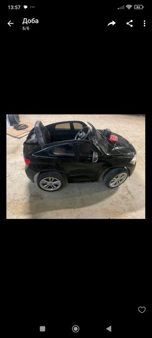 Деца количка на акумулатор с дистанционно и музика BMW