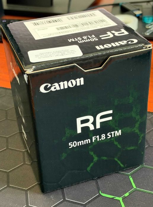 Canon RF 50mm F1.8 STM - nou nout, Garantie
