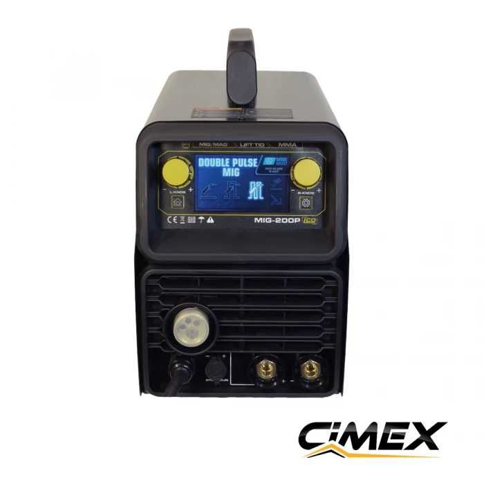 Комбиниран телоподаващ заваръчен апарат CIMEX за MMA и MIG/MAG - 200A