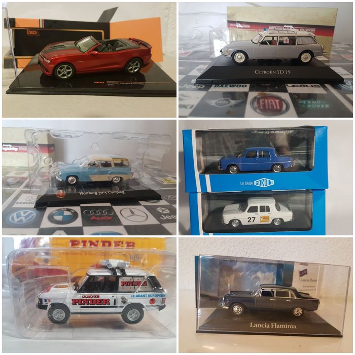 Machete scara 1/43 Dacia ,Lancia,Citroen,,