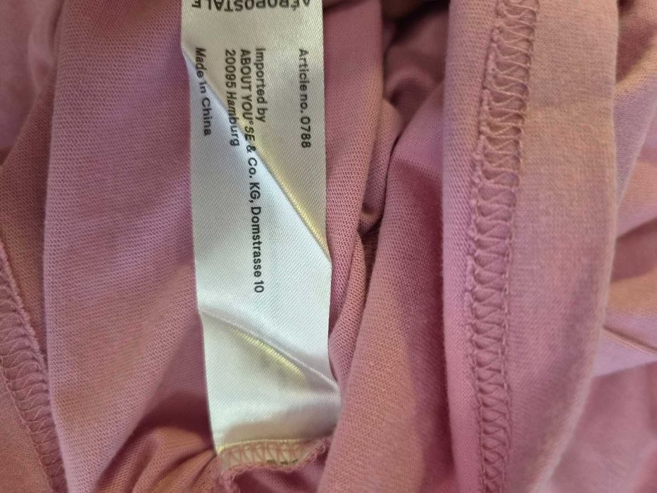 Розова тениска Aeropostale AERO, S, 100% памук
