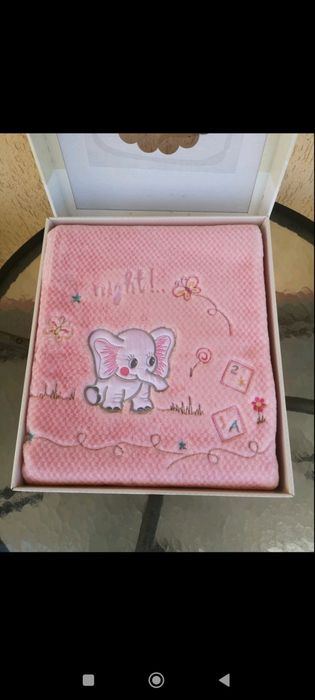 Луксозен бебешки спален комплект, одеяло, спален чувал, протектор