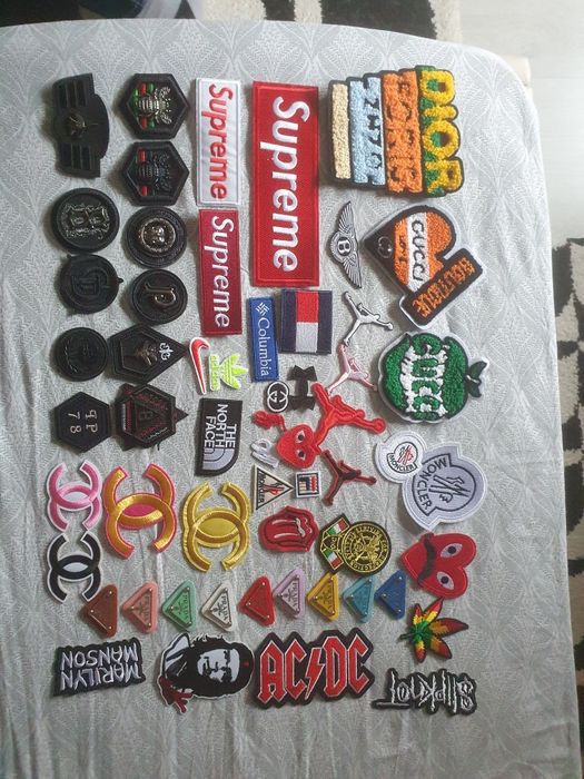 Logo abțibild sticker sigla haine tommy gucci supreme chanel ralph etc