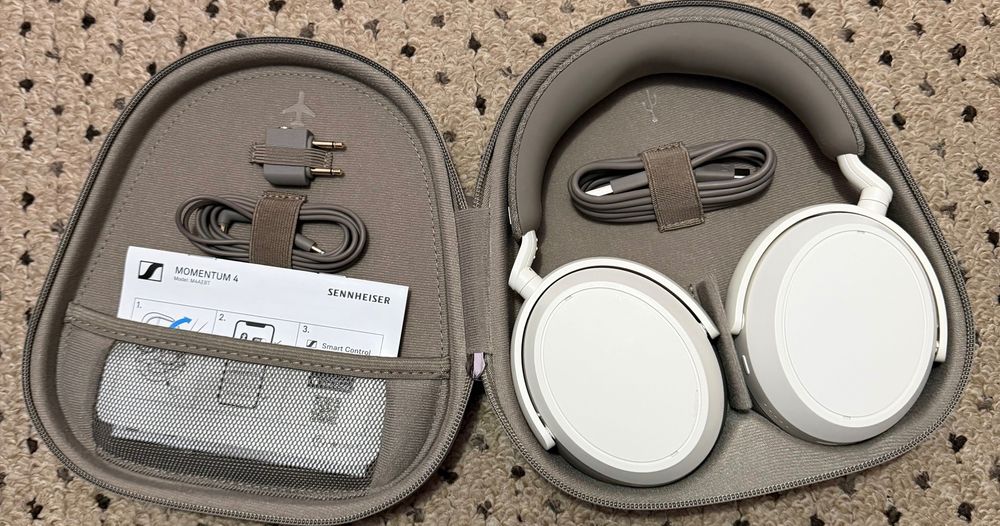 Casti audio Over the ear Sennheiser Momentum 4, Wireless, ANC,garantie