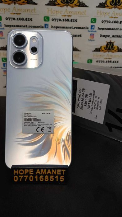 Hope Amanet P3 - OPPO RENO 14F 256 GB 8 GB RAM