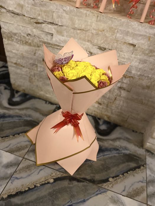 Buchet trandafiri de săpun cadoul perfect! Facem și pe comandă