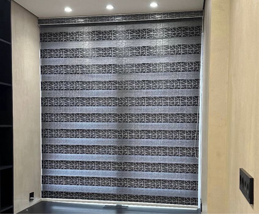 Скидки Жалюзи Ролл шторы Дикие шторы День и ночь (зебра) москитные сет