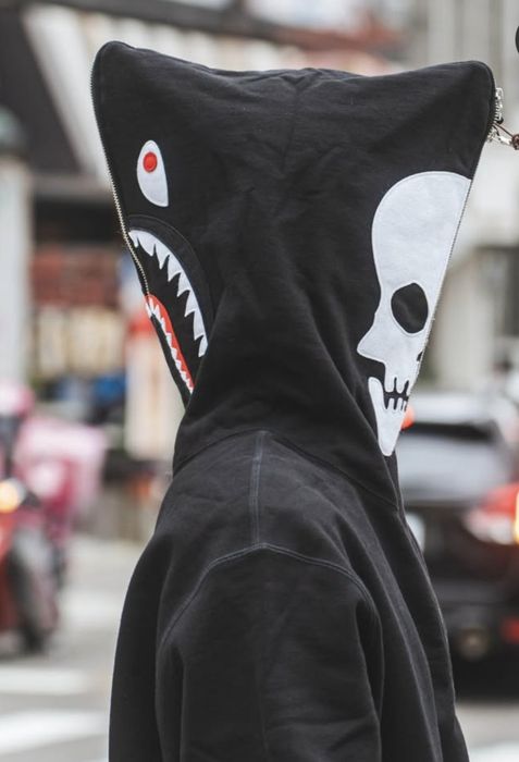 BAPE x NEIGHBORHOOD мъжки суичър/худи размер М НОВ