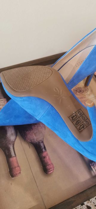 Дамски Класически велурени 'обувки на висок ток,Nine West EU 40 Нови