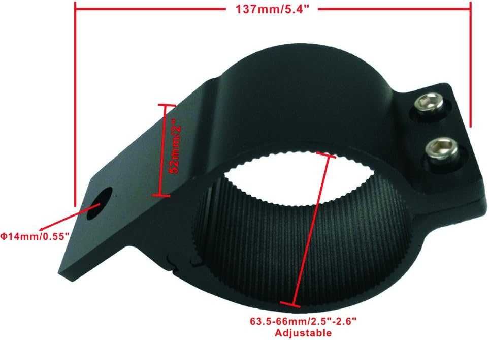 Suporti 2,5" prindere tubulara Clamp Bracke led-bar sau proiectoare