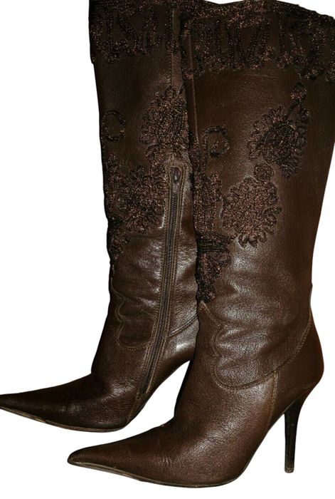 Зимни ботуши от естествена кожа