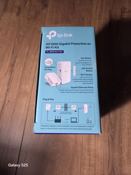 Продавам Tp-link TL-WPA7517 KIT powerline wifi extender
