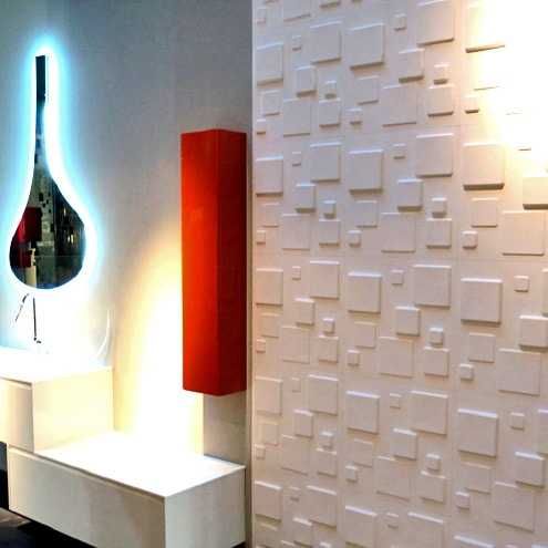 Декоративни 3D панели - 3д гипсови панели, стенни облицовки 0051