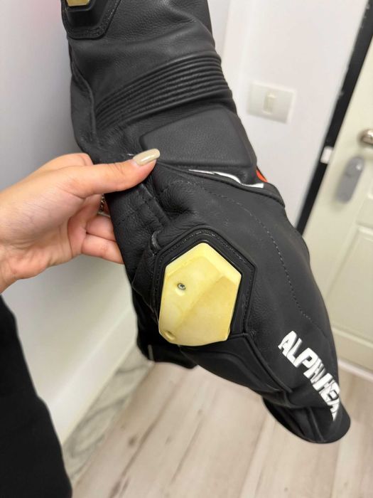 Geaca moto Alphahead piele naturala, marime L