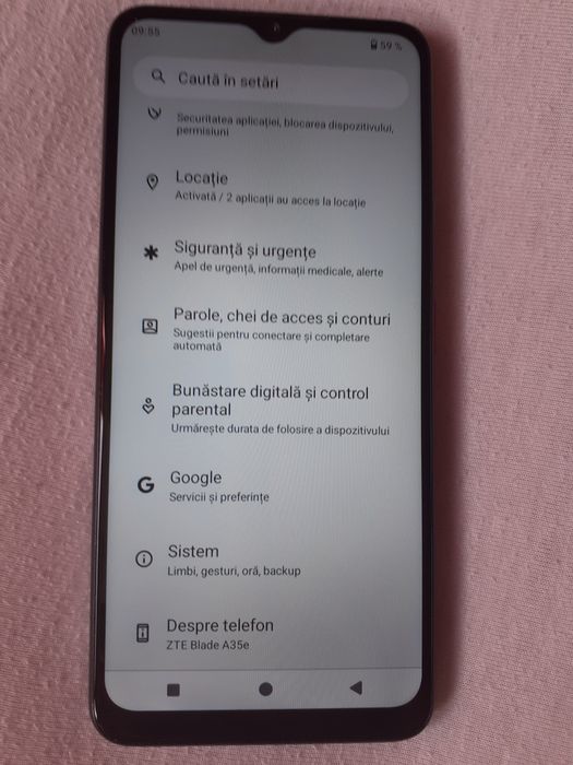 Vand ZTE blade A35e - 6 GB Ram 64