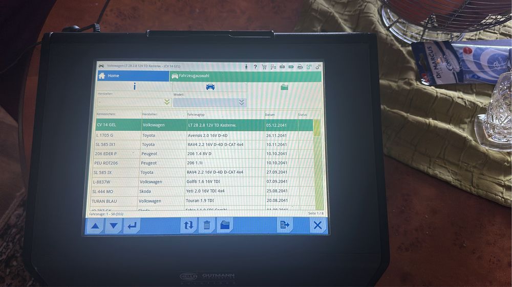 Diagnosa auto profesional mega macs 66
