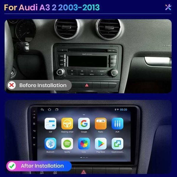 Audi A3 8p 2003-2013г Мултимедия Навигация Android