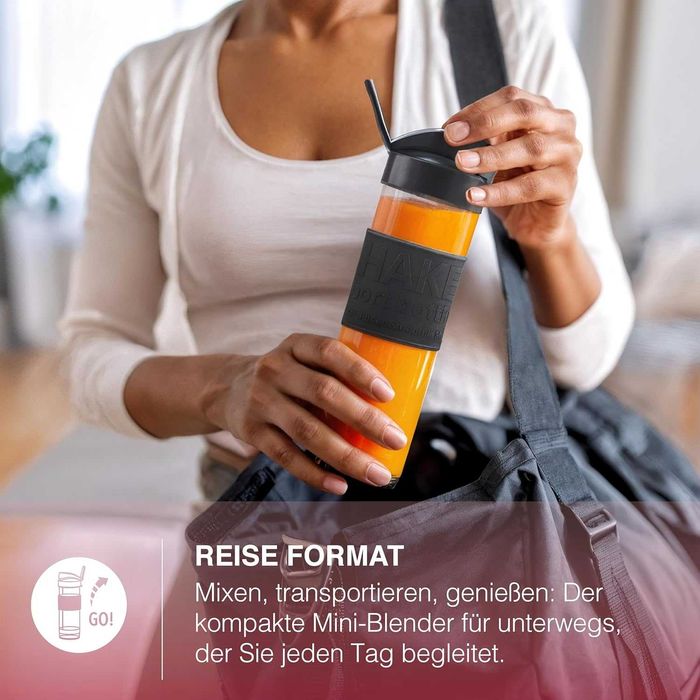 Мини преносим електрически блендер смути мейкър H.Koenig SMOO16 570 ml