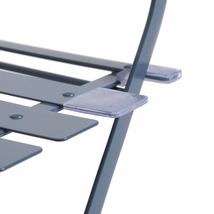 Сгъваем метален комплект столове и маса