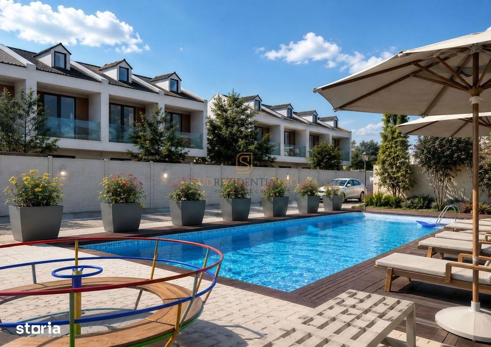 Vila individuala | Ansamblu privat cu piscina Bragadiru-Independentei