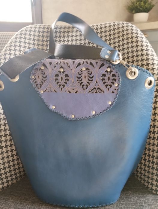 Чанти от телешка кожа,ръчна изработка