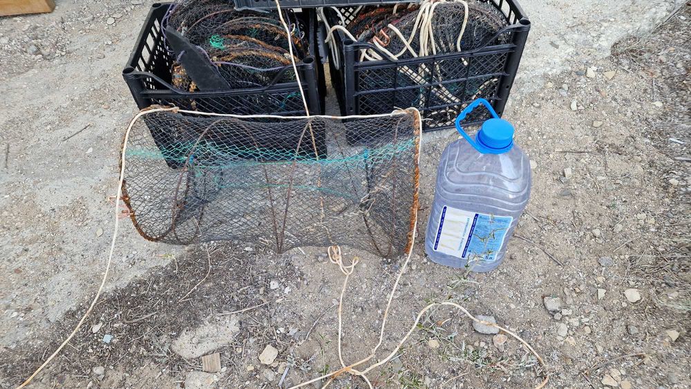 раколовки-верши готовые к ловле