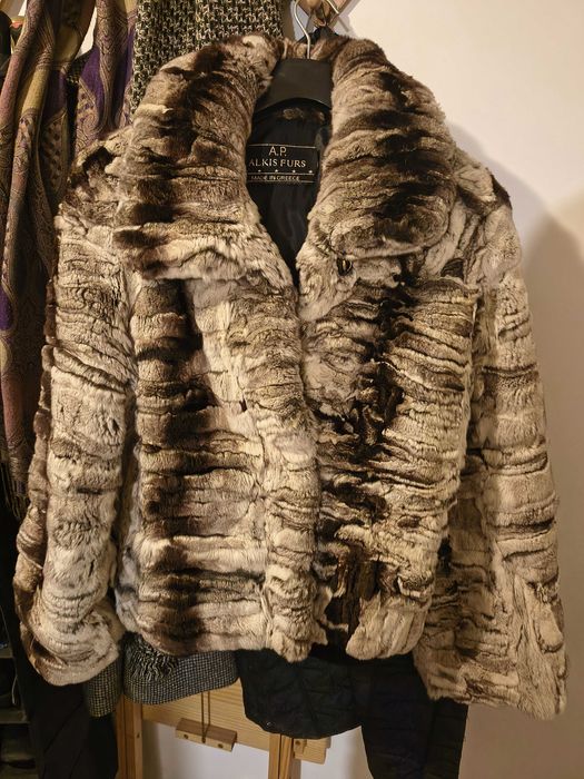 Haina blana naturala chinchilla