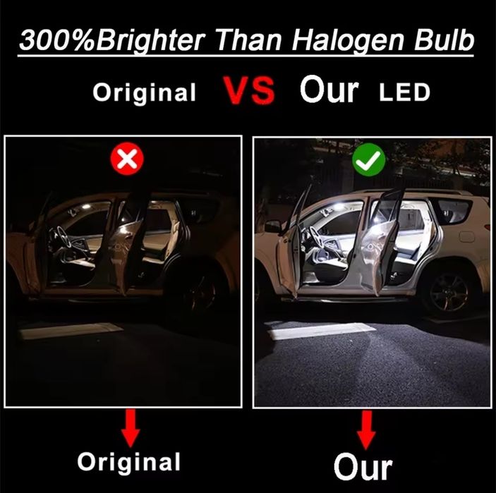 Комплект led лампи за Golf 7